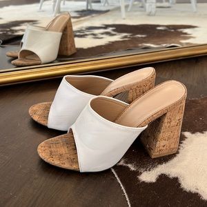 Cork heels